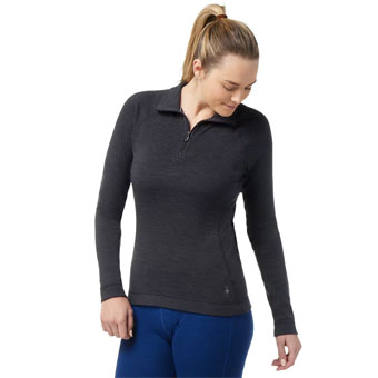 Koszulka wełniana damska SMARTWOOL CLASSIC THERMAL MERINO 1/4 ZIP