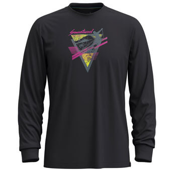 Koszulka wełniana unisex SMARTWOOL 90S SHRED GRAPHIC LONG SLEEVE TEE