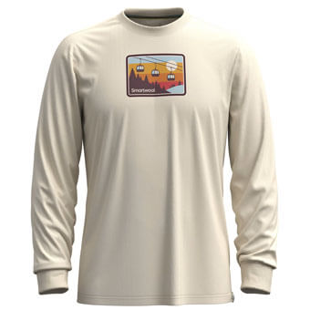 Koszulka wełniana unisex SMARTWOOL GONDOLA RIDE GRAPHIC LONG SLEEVE TEE