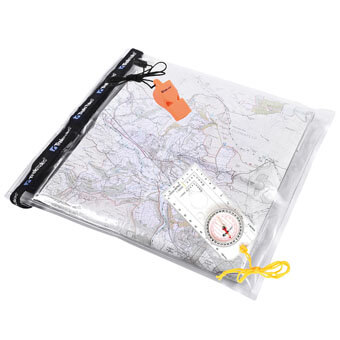 Pokrowiec na mapę z kompasem TREKMATES DRY MAP CASE SET