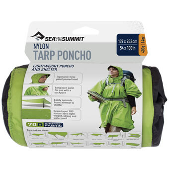 Poncho turystyczne wodoszczelne SEA TO SUMMIT NYLON TARP PONCHO