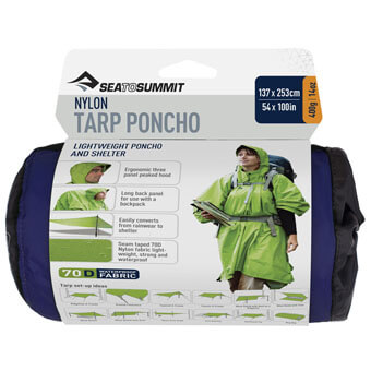 Poncho turystyczne wodoszczelne SEA TO SUMMIT NYLON TARP PONCHO