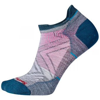 Skarpety do biegania wełniane damskie SMARTWOOL RUN LOW ANKLE SOCKS | Zero Cushion