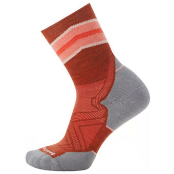 Skarpety do biegania wełniane damskie SMARTWOOL RUN MID CREW SOCKS | Targeted Cushion