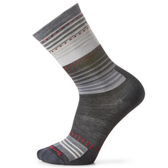 Skarpety miejskie wełniane SMARTWOOL EVERYDAY STITCH STRIPE CREW SOCKS Zero Cushion