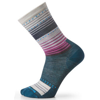 Skarpety miejskie wełniane SMARTWOOL EVERYDAY STITCH STRIPE CREW SOCKS Zero Cushion