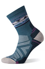 Skarpety trekkingowe damskie SMARTWOOL HIKE ZIG ZAG VALLEY MID SOCKS | Light Cushion