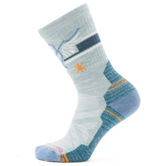 Skarpety trekkingowe wełniane damskie SMARTWOOL HIKE HOO WHO CREW SOCKS | Light Cushion