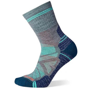 Skarpety turystyczne damskie z wełny SMARTWOOL HIKE MID CREW SOCKS | Light Cushion