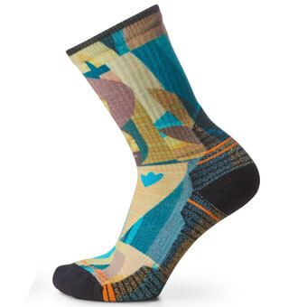 Skarpety turystyczne wełniane damskie SMARTWOOL HIKE WORST CREW PRINT CREW SOCKS Light Cushion