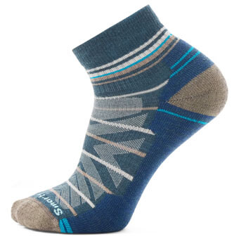 Skarpety turystyczne z wełny SMARTWOOL HIKE PATTERN ANKLE SOCKS | Light Cushion