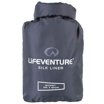 Wkładka do śpiwora LIFEVENTURE SILK SLEEPING BAG LINER - mumia