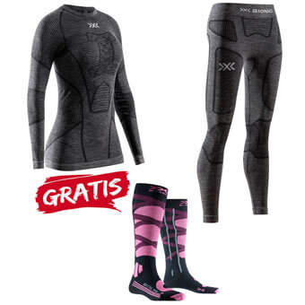 Zestaw / komplet bielizny damskiej X-BIONIC SYMBIO MERINO + GRATIS