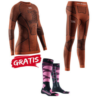 Zestaw / komplet bielizny damskiej X-BIONIC SYMBIO MERINO + GRATIS