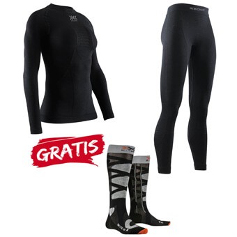 Zestaw / komplet bielizny termoaktywnej X-BIONIC APANI 4.0 MERINO + GRATIS