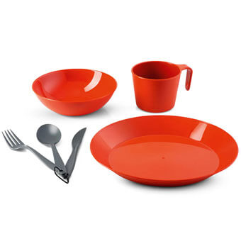 Zestaw naczyń turystycznych GSI OUTDOORS CASCADIAN 1 PERSON TABLE SET