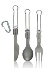 Zestaw sztućców ROCKLAND TITANIUM TOOLS CUTLERY SET