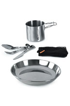 Zestaw turystyczny GSI OUTDOORS GLACIER STAINLESS 1 PERSON SET