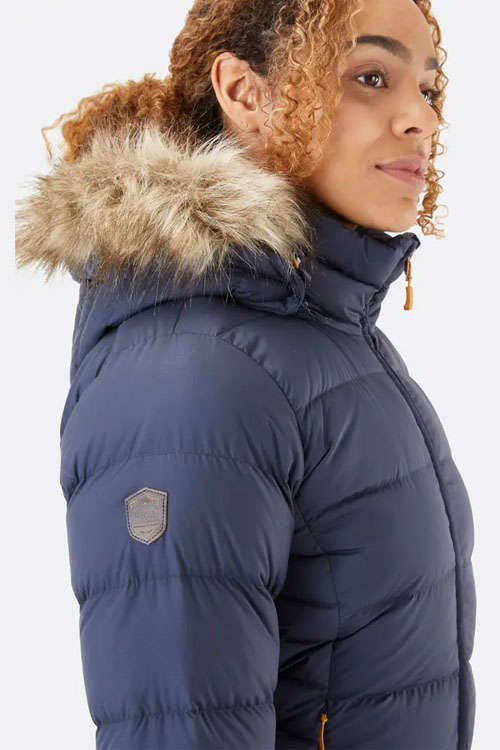 rab deep cover womens down parka jacket