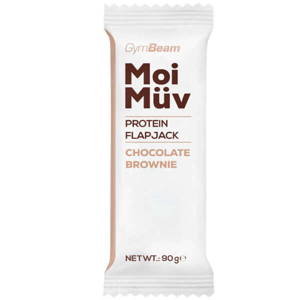 Baton białkowy GYMBEAM MOIMÜV FLAPJACK - brownie czekoladowe