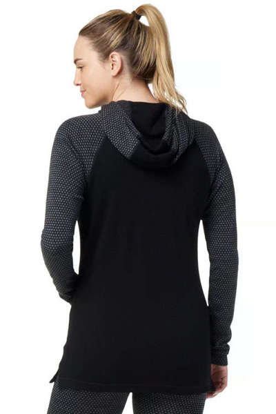 Bluza wełniana damska z kapturem SMARTWOOL THERMAL DRAPE NECK HOODIE