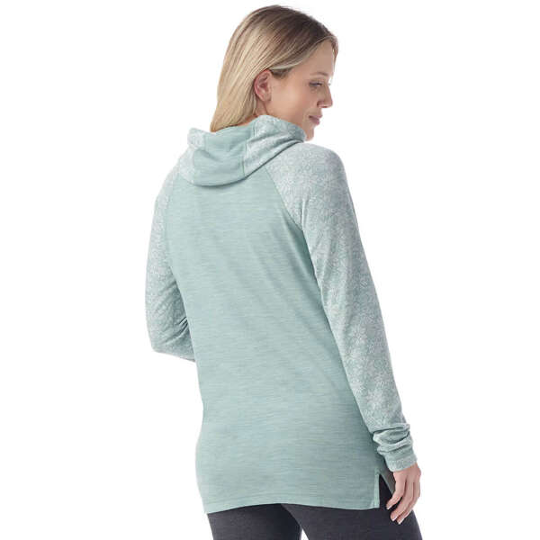 Bluza wełniana damska z kapturem SMARTWOOL THERMAL DRAPE NECK HOODIE