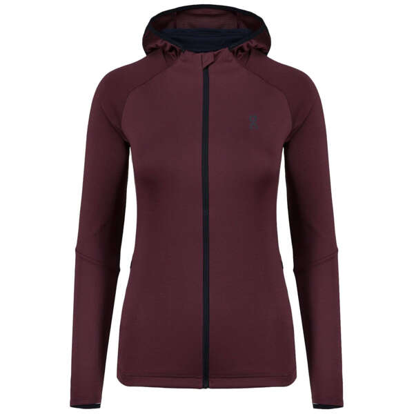 Bluza z kapturem i kominiarką damska ON RUNNING CLIMATE ZIP HOODIE