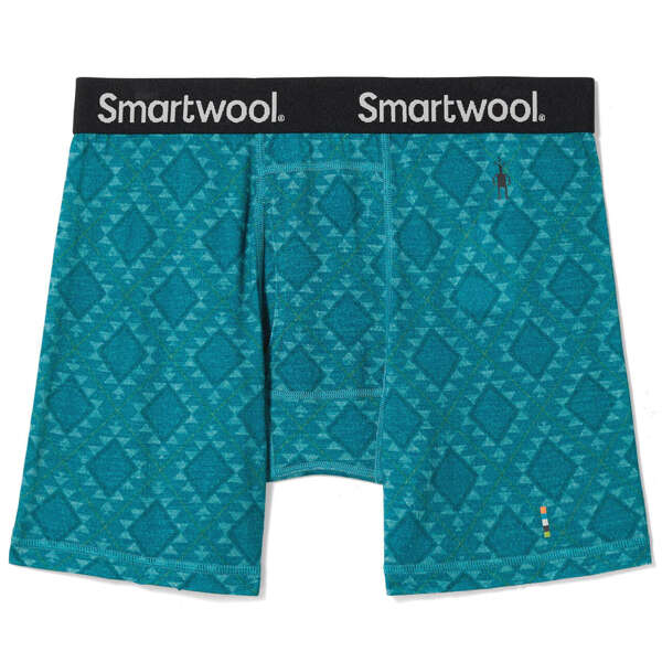 Bokserki wełniane męskie SMARTWOOL MERINO PRINT BOXER BRIEF