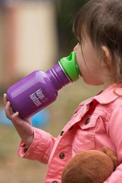 Butelka ze stali KLEAN KANTEEN KID KANTEEN SIPPY .355L Winter Plum