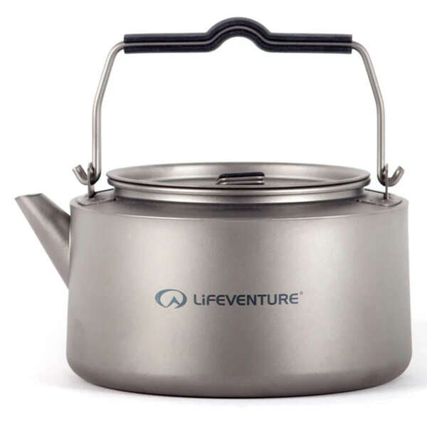 Czajnik turystyczny z tytanu LIFEVENTURE TITANIUM KETTLE 1L