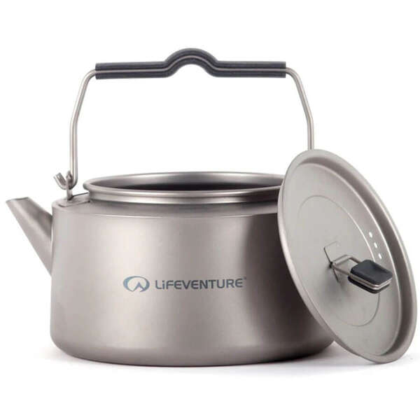 Czajnik turystyczny z tytanu LIFEVENTURE TITANIUM KETTLE 1L