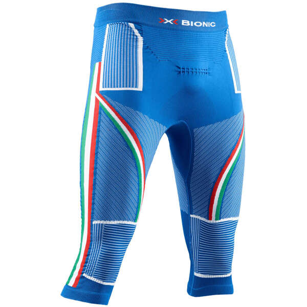 Getry męskie do łydki X-BIONIC ENERGY ACCUMULATOR 4.0 PANTS 3/4 PATRIOT WŁOCHY