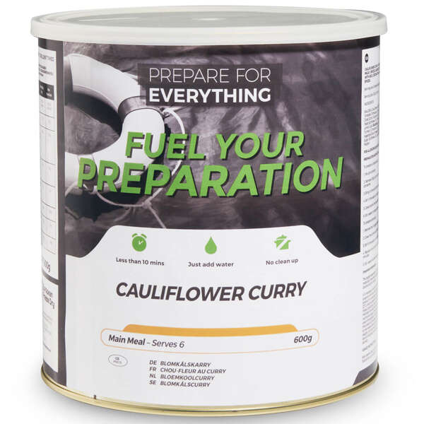 Kalafiorowe curry z ryżem FUEL YOUR PREPARATION, 6 porcji