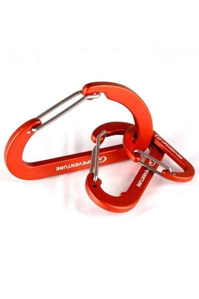 Karabinki LIFEVENTURE KARABINERS 3 Pack