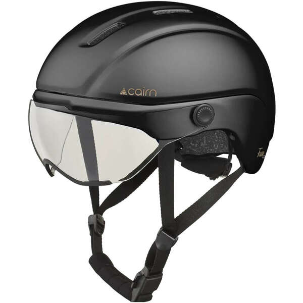 Kask rowerowy z szybką CAIRN FUSE VISOR TRANSPARENT