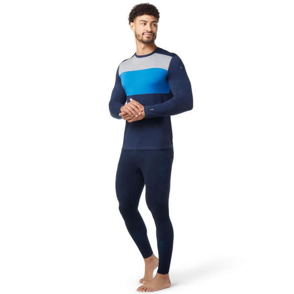 Koszulka SMARTWOOL CLASSIC THERMAL MERINO BASE LAYER COLORBLOCK CREW