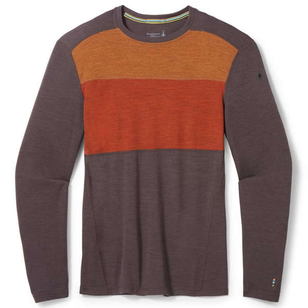 Koszulka SMARTWOOL CLASSIC THERMAL MERINO BASE LAYER COLORBLOCK CREW