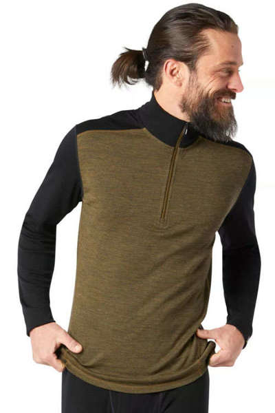 Koszulka SMARTWOOL MEN'S CLASSIC THERMAL MERINO BASE LAYER 1/4 ZIP