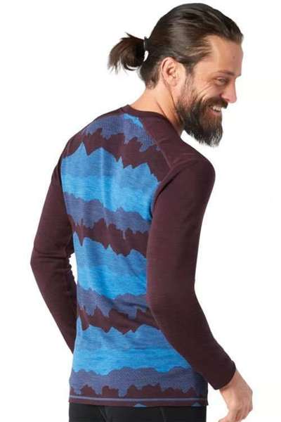 Koszulka SMARTWOOL MERINO 250 BASE LAYER PATTERN CREW