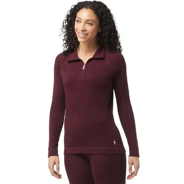 Koszulka SMARTWOOL W'S CLASSIC THERMAL MERINO BASE LAYER 1/4 ZIP