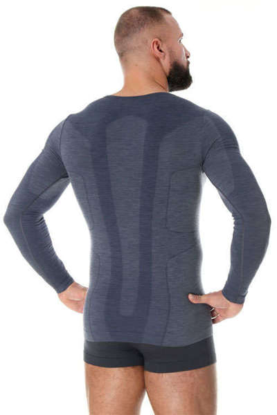 Koszulka wełniana męska BRUBECK COMFORT WOOL