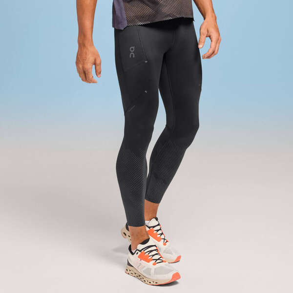 Legginsy do biegania męskie ON RUNNING PERFORMANCE WINTER TIGHTS LUMOS