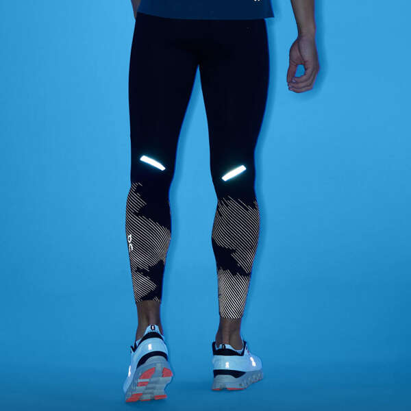 Legginsy do biegania zimowe męskie ON RUNNING PERFORMANCE WINTER TIGHTS LUMOS