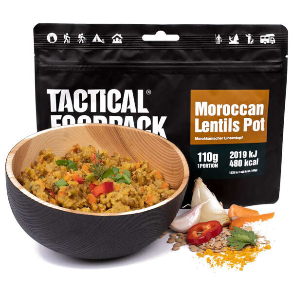 Marokańskie danie z soczewicą TACTICAL FOODPACK