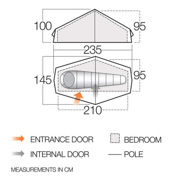 Namiot VANGO F10 SERIES HELIUM UL 1