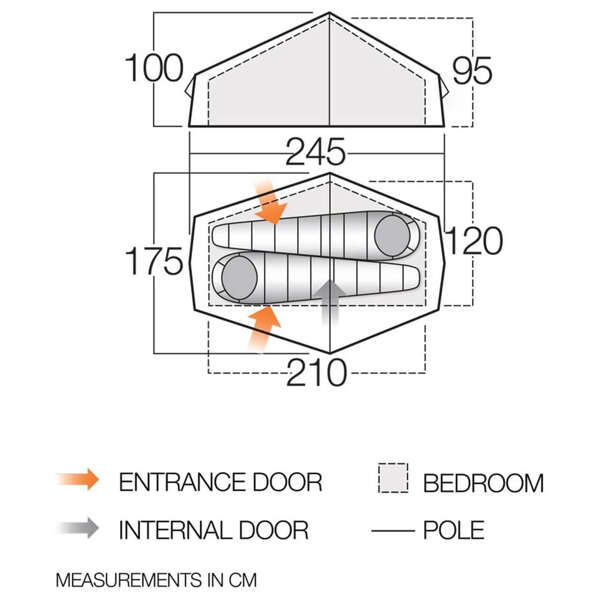 Namiot VANGO F10 SERIES HELIUM UL 2