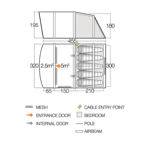 Namiot pompowany VANGO HARRIS AIR 500