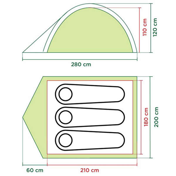 Namiot turystyczny COLEMAN DARWIN 3
