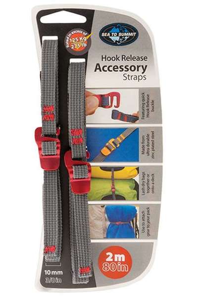 Pasy z hakami SEA TO SUMMIT HOOK RELEASE ACCESSORY STRAPS 10 MM