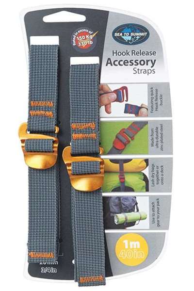 Pasy z hakami SEA TO SUMMIT HOOK RELEASE ACCESSORY STRAPS 20 MM